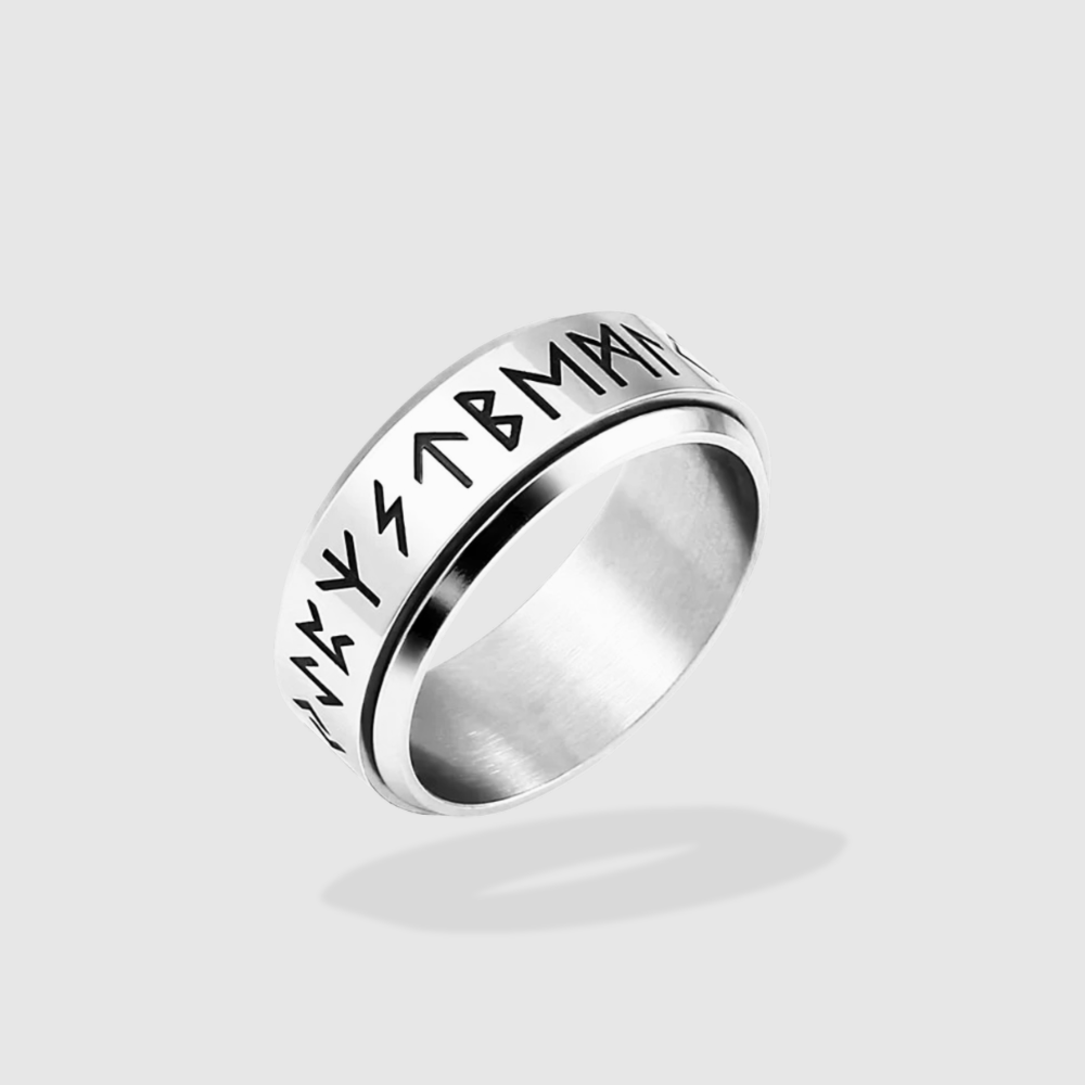 NORSE RUNES ROTATABLE RING