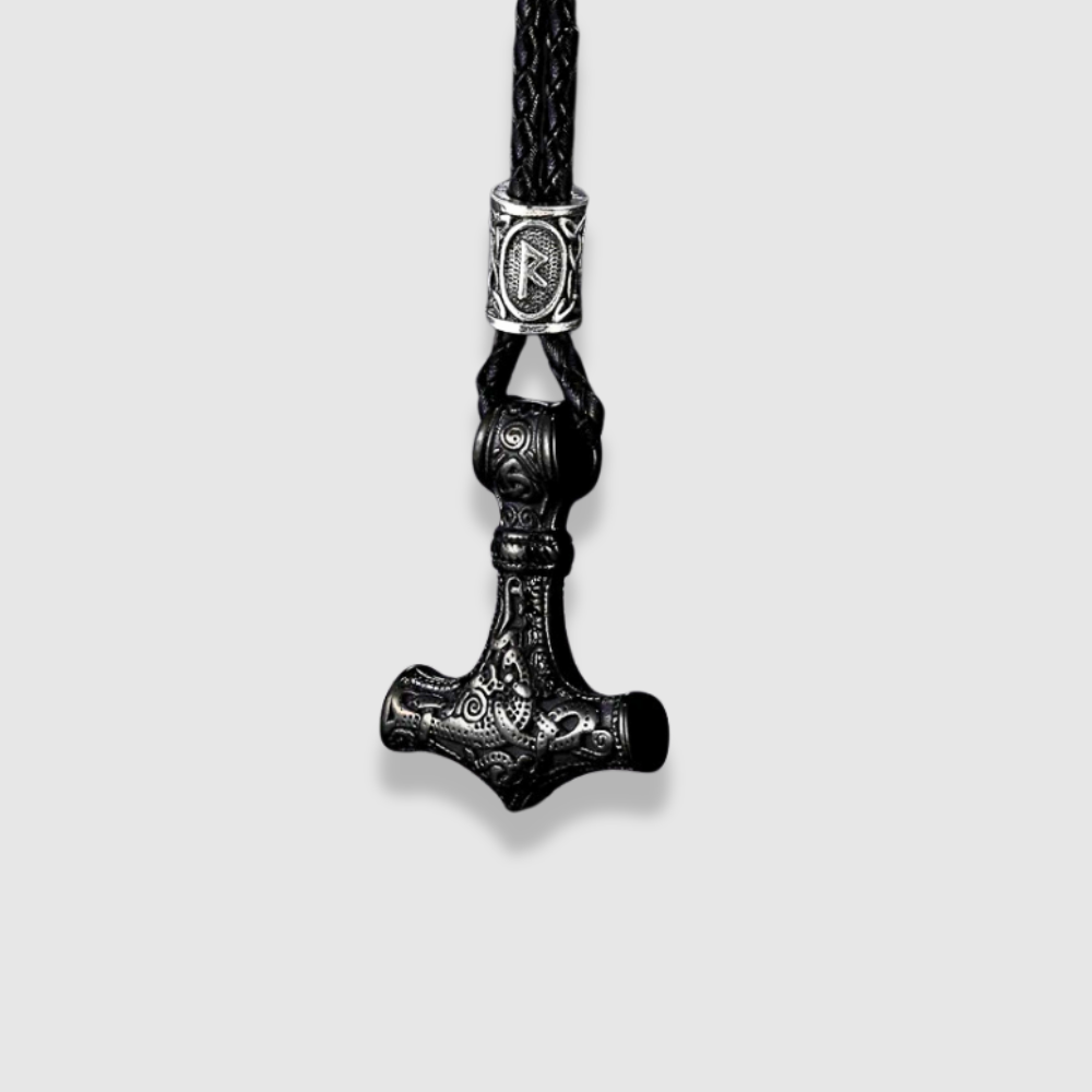 MJÖLNIR THOR'S HAMMER PENDANT NECKLACE