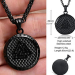 MPRAINBOW Mjolnir The Hammer of Thor Norse Pagan Symbol Pendant Necklace  Stainless Steel Double Sided Dragon Design Viking Jewelry - Vikingborne