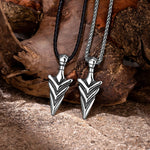BOBO COVER Norse Mythology Odin's Spear Gungnir Necklaces Men Retro Stainless Steel Viking Pendant Scandinavian Amulet Self-defense Jewelry - Vikingborne