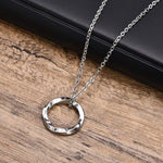MPRainbow Norse Viking Necklace ,Waterproof Stainless Steel Mobius Pendant - Vikingborne