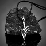 BOBO COVER Norse Mythology Odin's Spear Gungnir Necklaces Men Retro Stainless Steel Viking Pendant Scandinavian Amulet Self-defense Jewelry - Vikingborne