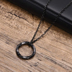 MPRainbow Norse Viking Necklace ,Waterproof Stainless Steel Mobius Pendant - Vikingborne
