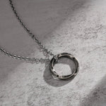 MPRainbow Norse Viking Necklace ,Waterproof Stainless Steel Mobius Pendant - Vikingborne