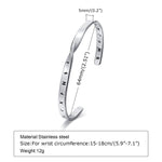 MPRAINBOW Men's Stainless Steel Solid Metal Mobius Viking Twisted Bracelets,Minimalist Open Cuff Bangles Gifts for Male Boys Jewelry - Vikingborne